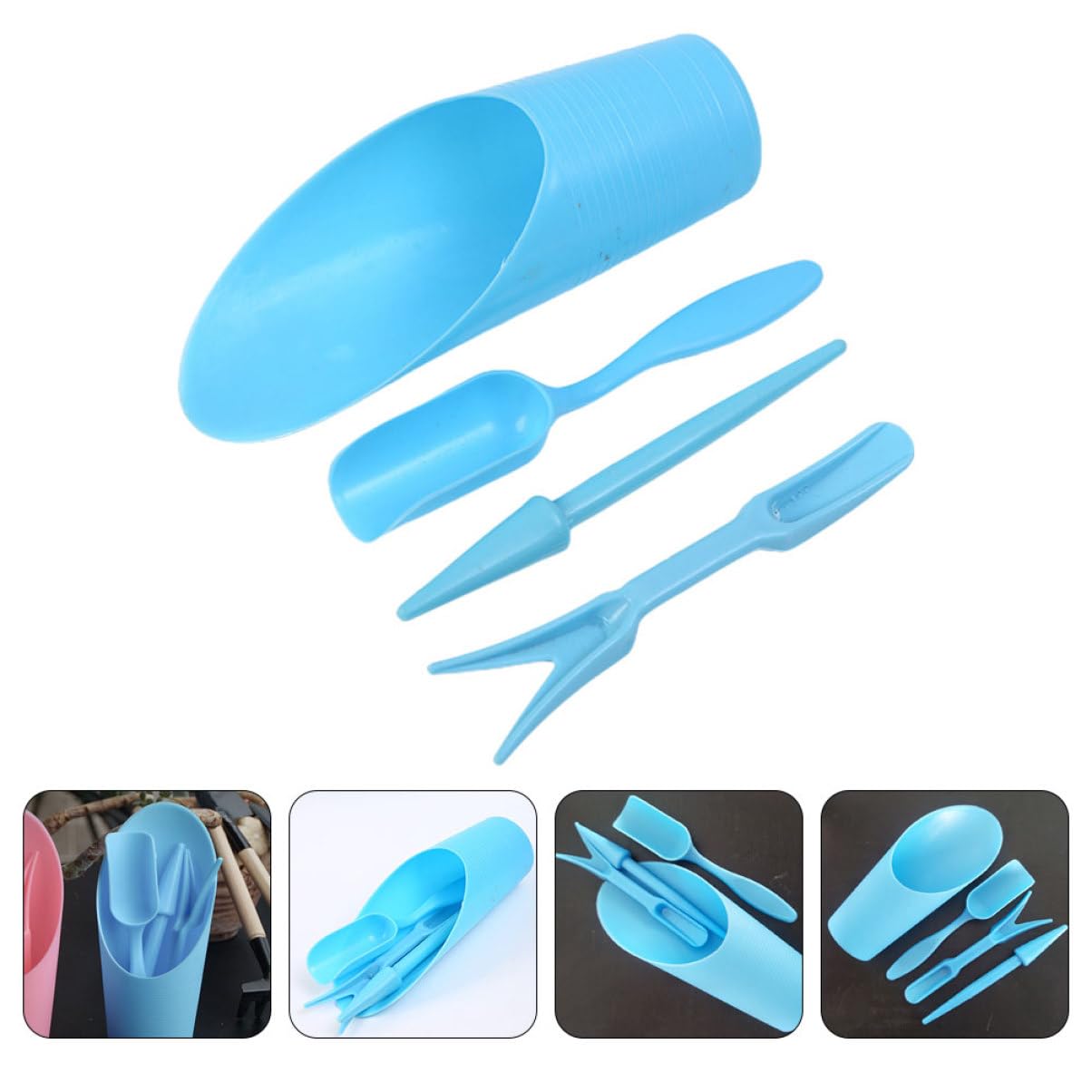 Gardening Tools Bundle - 4 pièces/ensemble, pelle à seau en