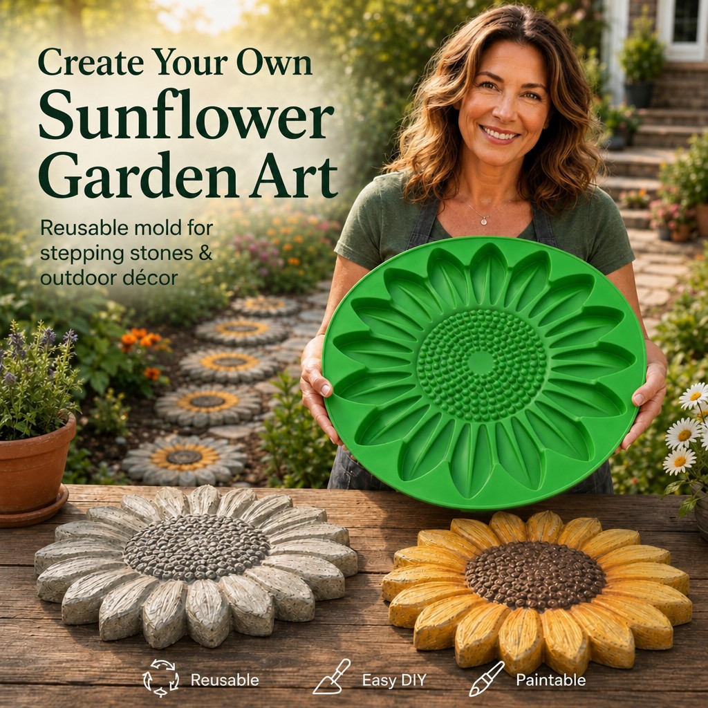 Gardening Tools Bundle - Ensemble de moules en béton pour