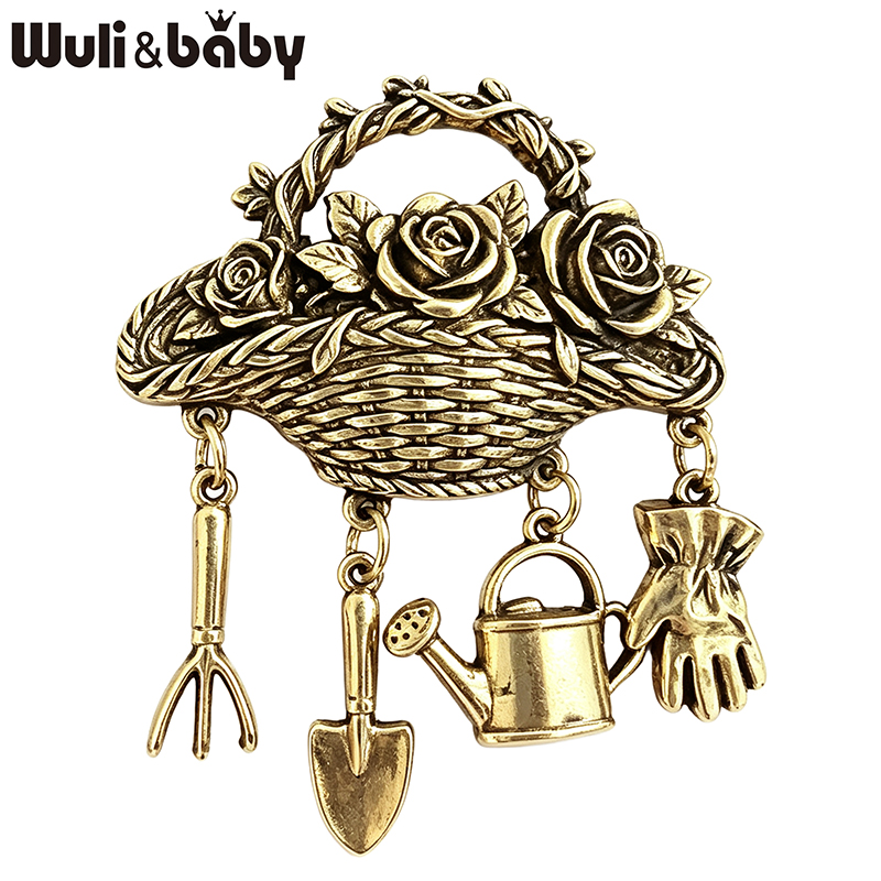Gardening Tools 2 Year Old - Wuli&baby Broches vintage en forme de