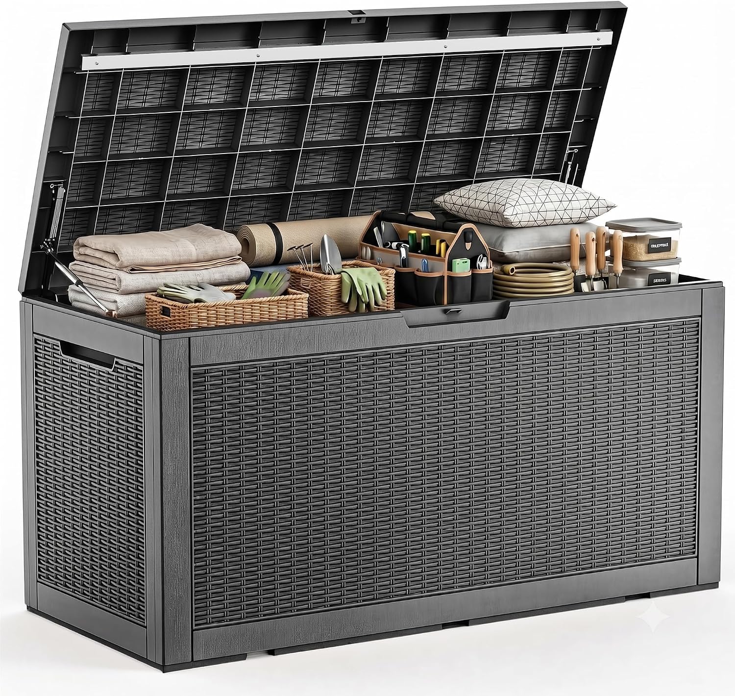 Gardening Tools Box - Grande boîte de rangement extérieure en