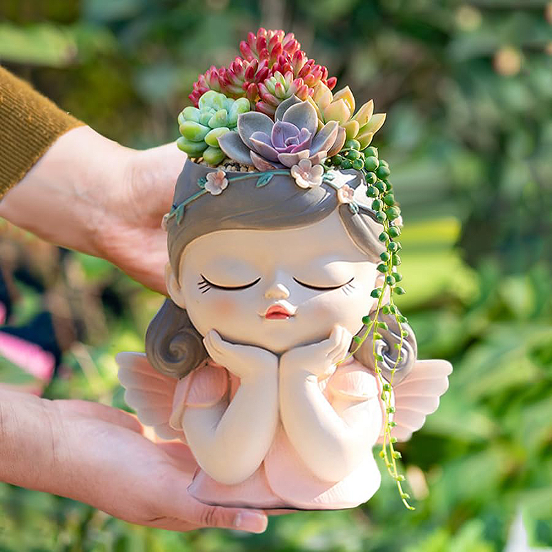 Pot de jardinière de visage de - Gardening Tools Cute avis et prix