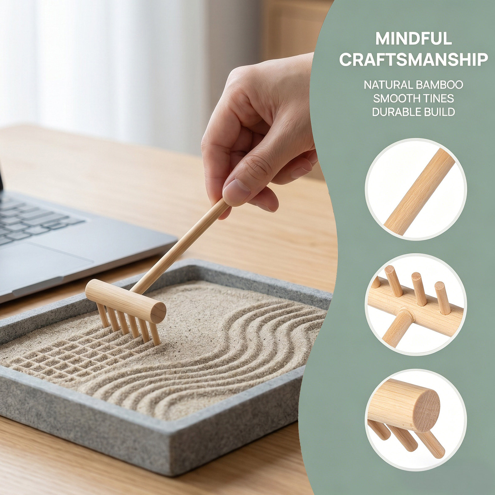 Ensemble de 10 mini râteaux de - Zen Gardening Tools avis et prix