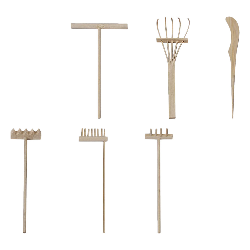 1 ensemble de mini râteaux en  - Zen Gardening Tools avis et prix