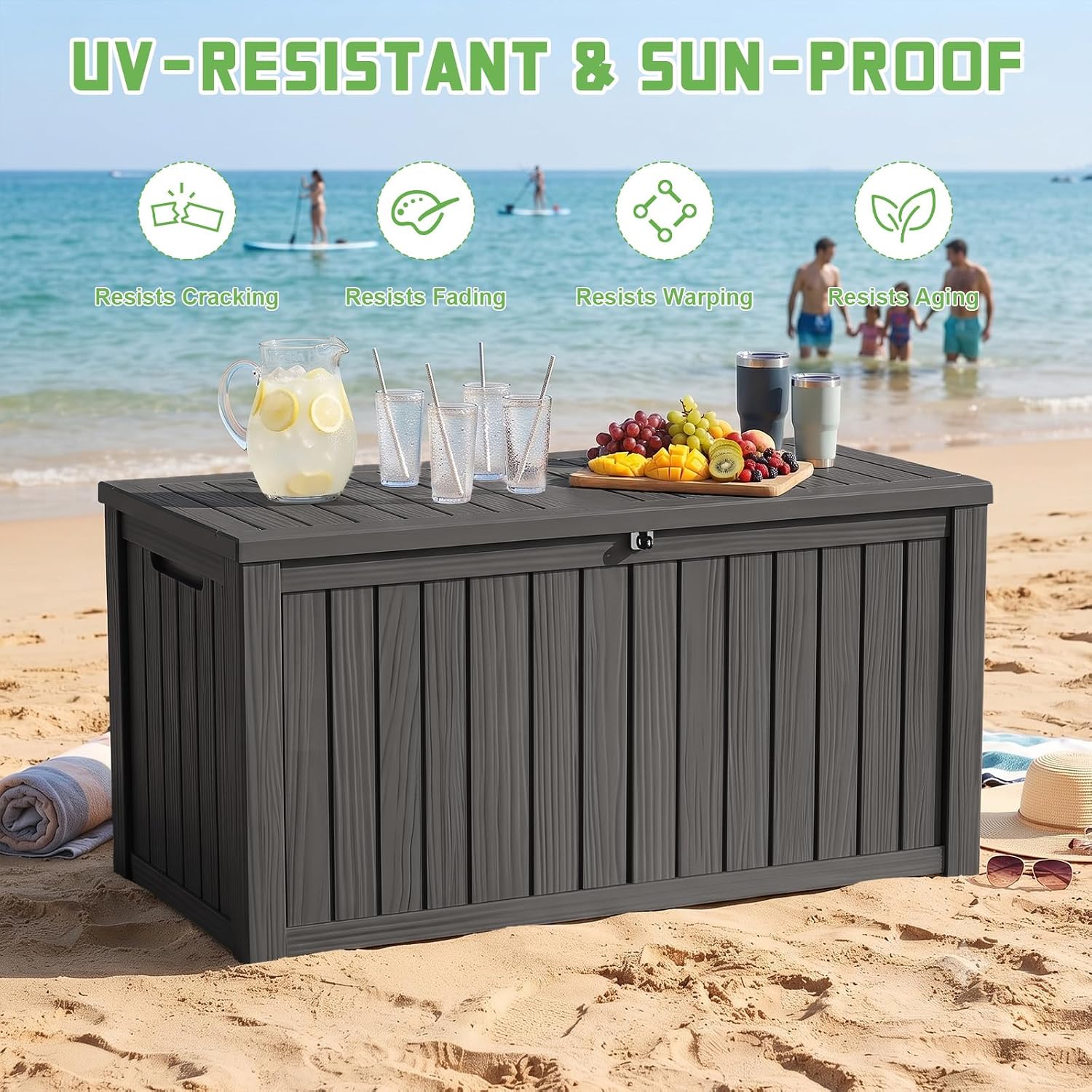 Boîte de rangement en résine v - Gardening Tools Box avis et prix