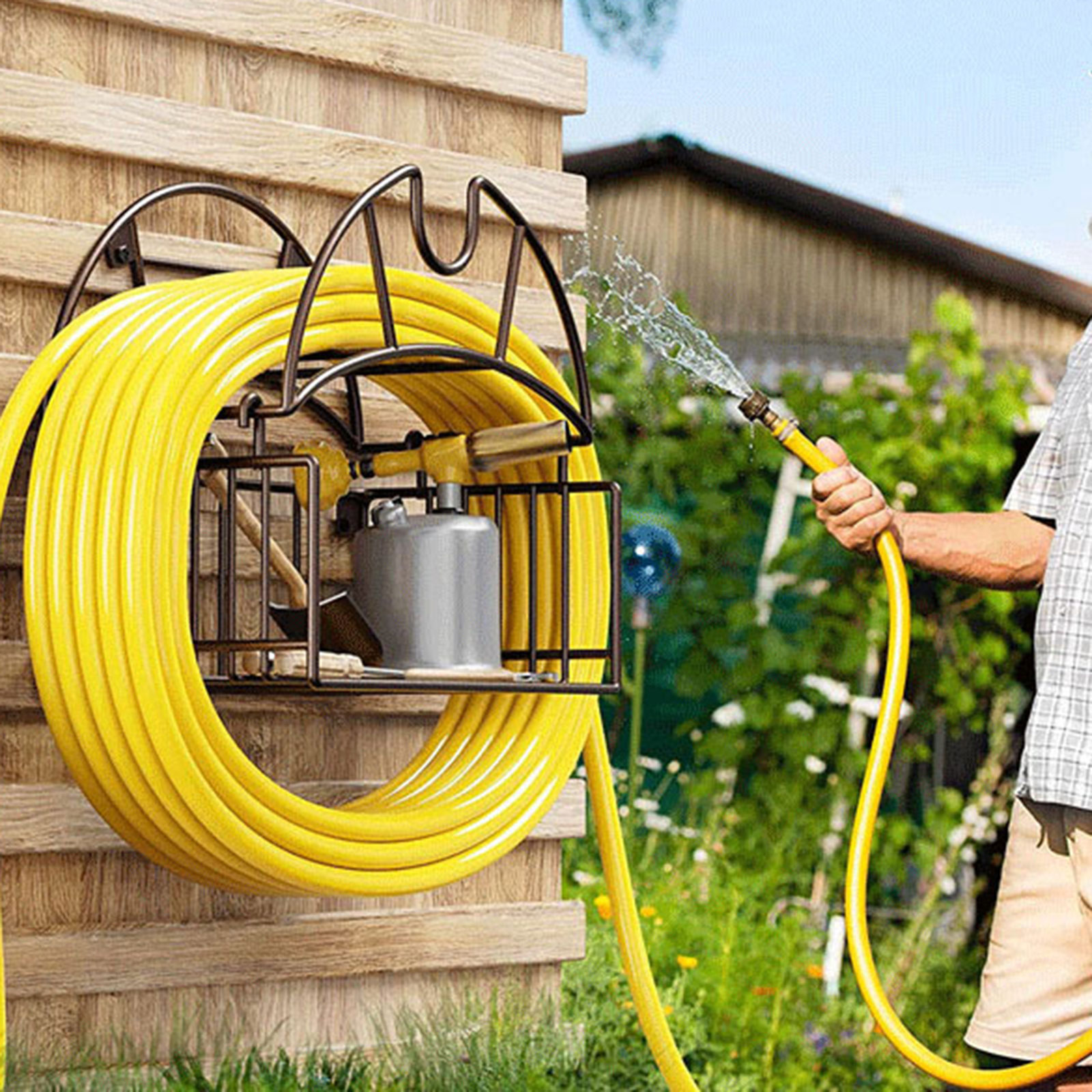 Support mural pour tuyau d'arr - Gardening Yard Tools avis et prix